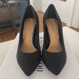 Donald Pliner Ezraa-SY Stretch Mesh Black Pump
